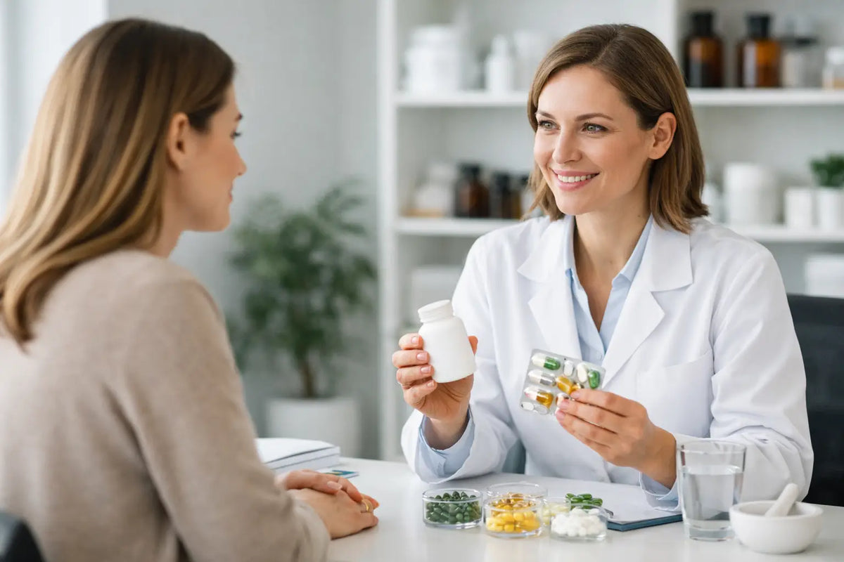 Suplementação personalizada com farmacêutico