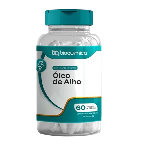 Óleo de Alho Bioquímica Suporte ao Coração e ao Sistema imunológico