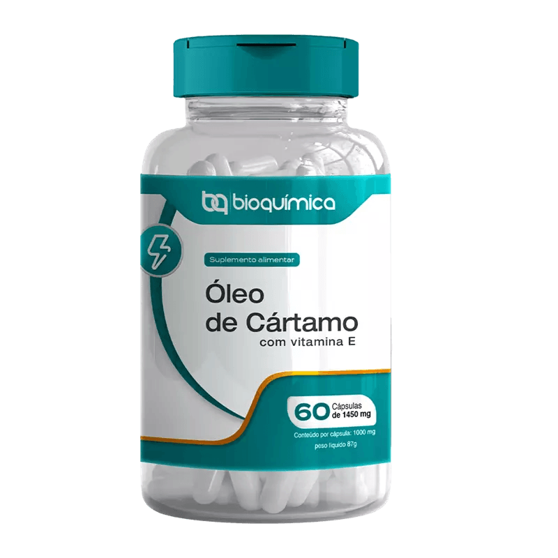 Óleo de Cártamo + Vitamina E Redução de Medidas e Saúde