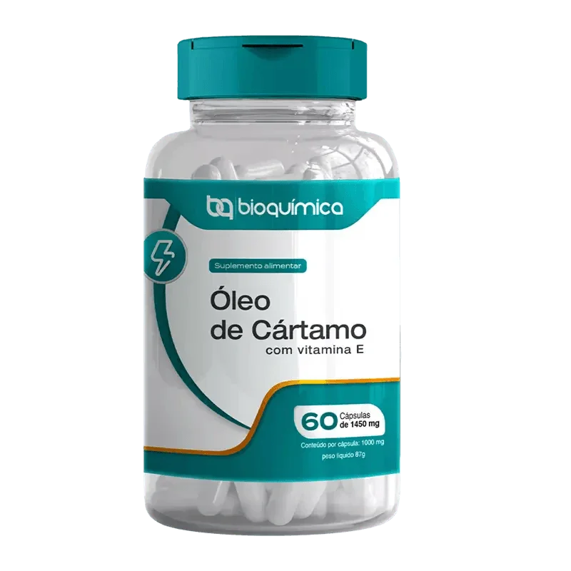 Óleo de Cártamo + Vitamina E Redução de Medidas e Saúde