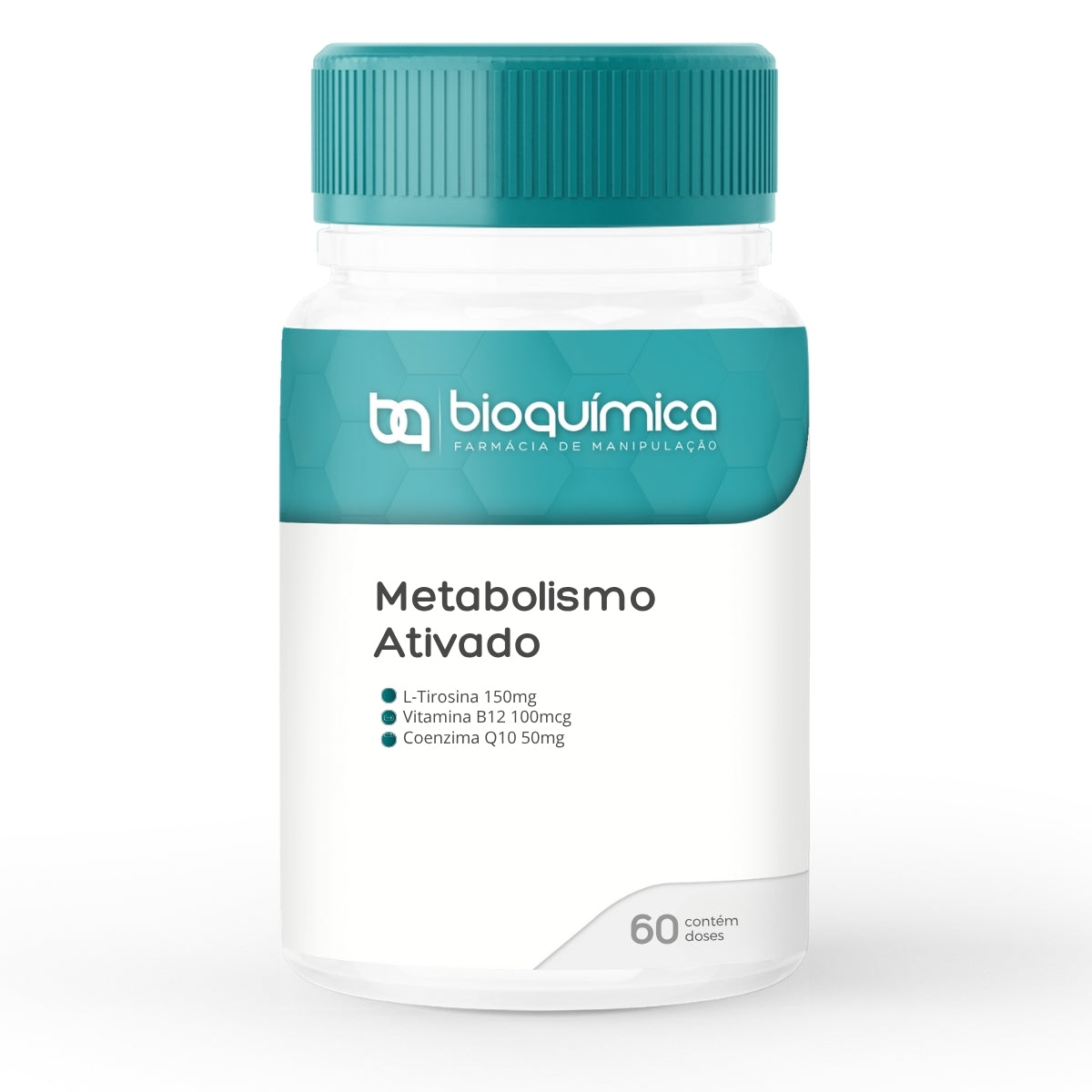 Metabolismo Ativado com L-Tirosina, B12 e Coenzima Q10