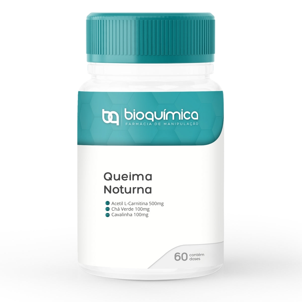 Queima Noturna - L-Carnitina 500mg + Chá Verde e Cavalinha