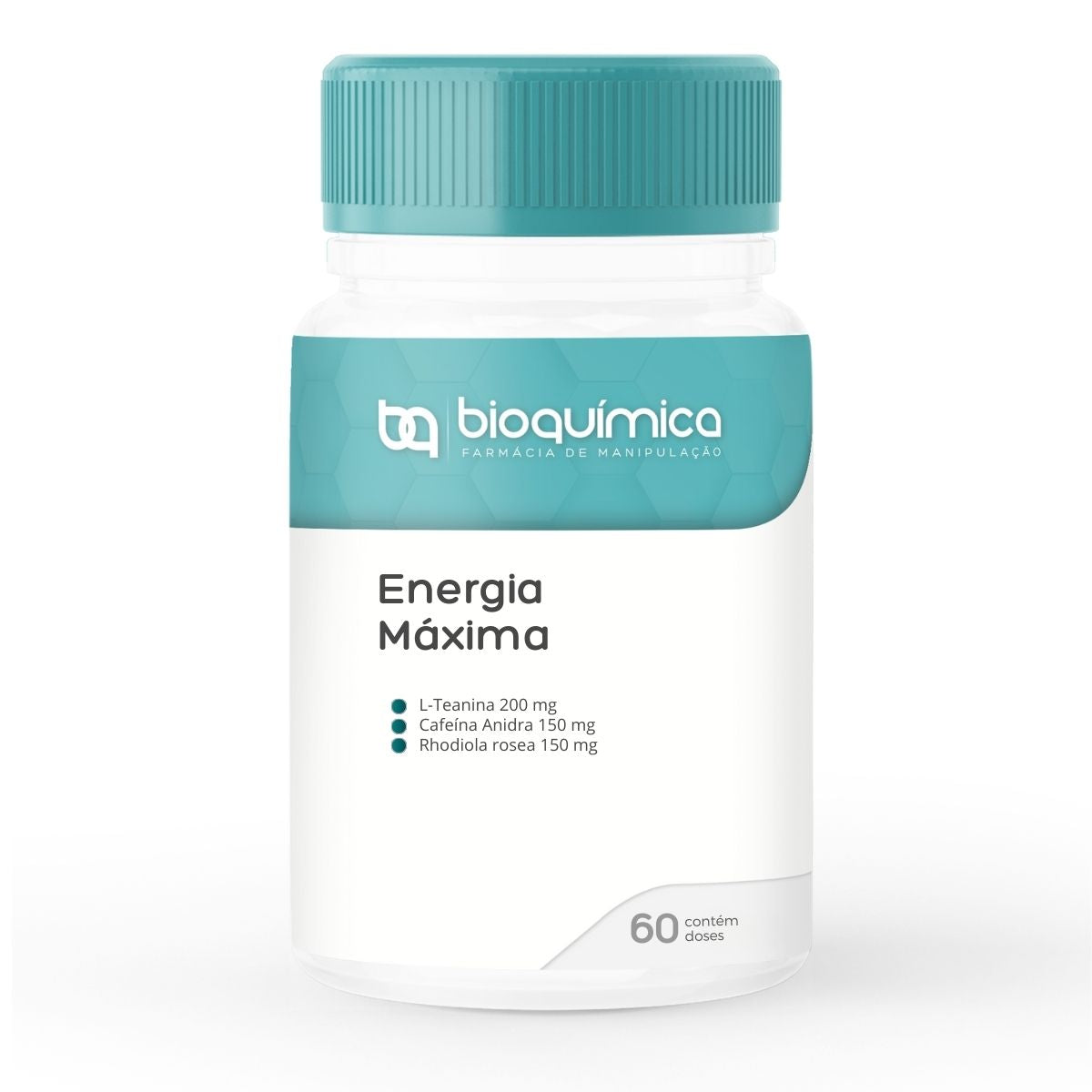Otimize Foco e Concentração com L-Teanina, Cafeína e Rhodiola rosea. Suporte Cognitivo avançado para energia estável e redução da fadiga física e mental.