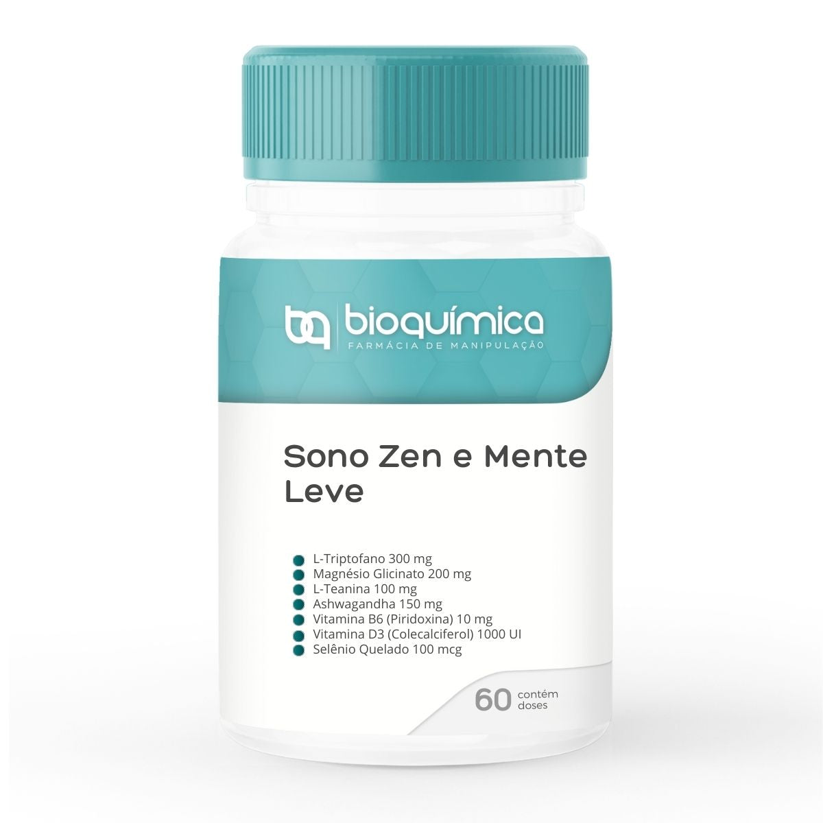 Fórmula para Calma e Sono: Suporte avançado para o sistema nervoso. Reduza o estresse, melhore o sono e alcance o Bem-Estar e Relaxamento com 7 ativos.