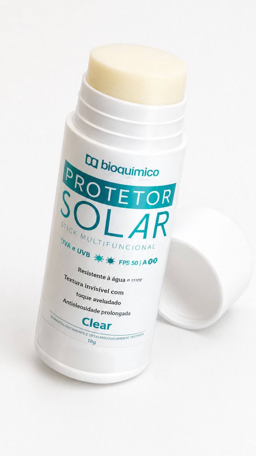 Protetor Solar Stick Bastão: Clear