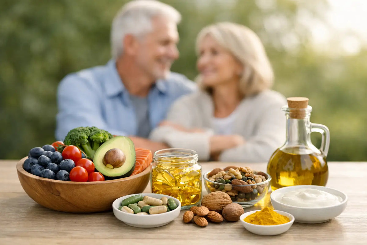 Melhores nutrientes para envelhecimento saudável