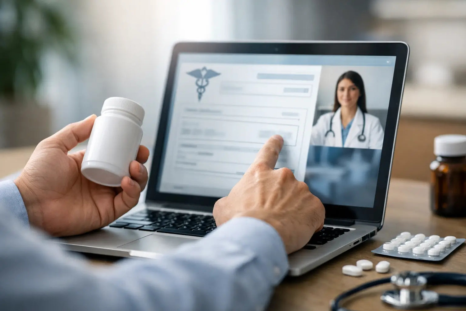 Como manipular receita médica online com segurança