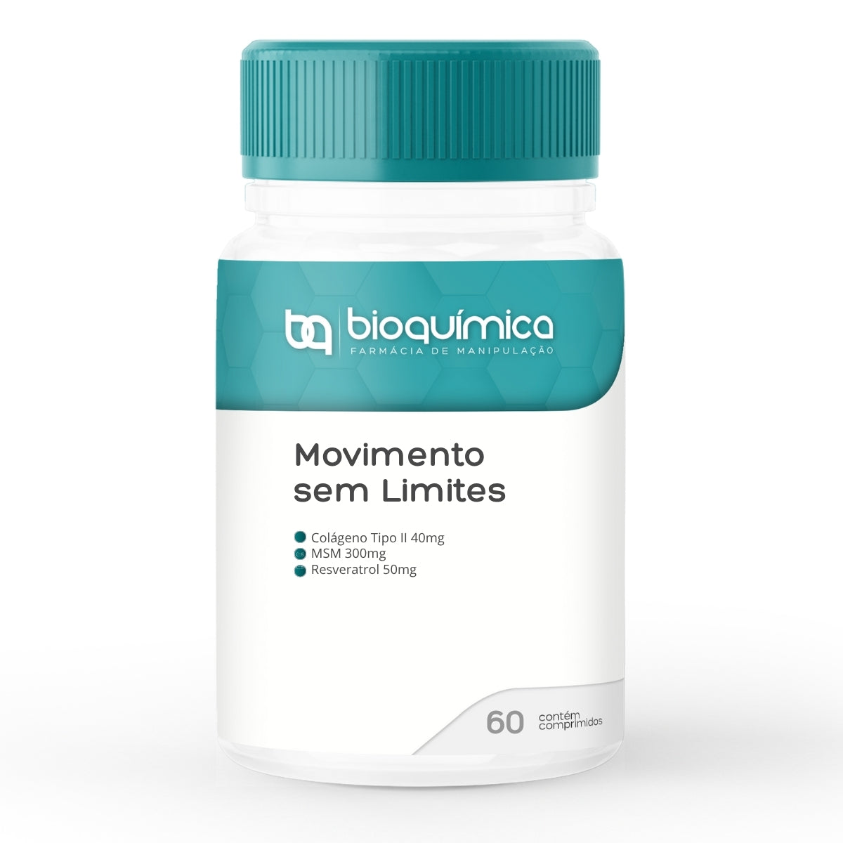 Suplemento de Colágeno Tipo II, MSM e Resveratrol - Energia e Saúde