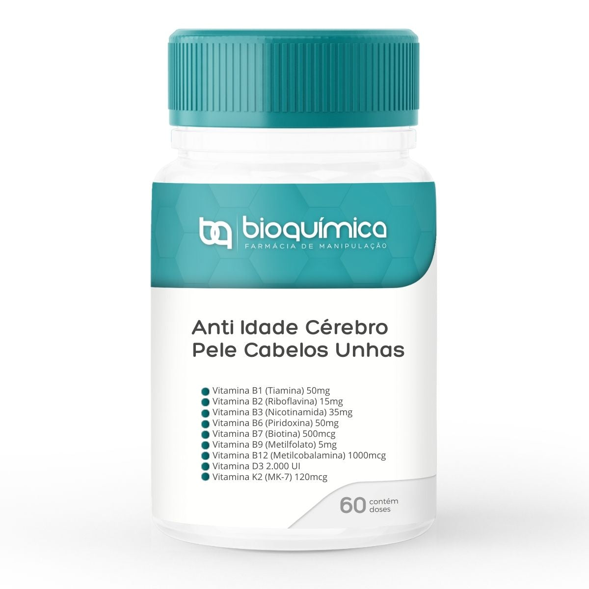Anti Idade Cérebro Pele Cabelos Unhas