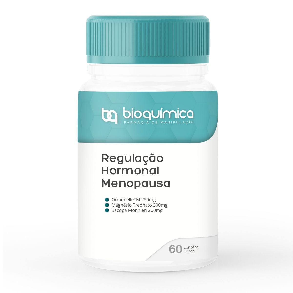 Equilíbrio hormonal no climatério e foco mental. Suplemento com OrmonelleTM, Magnésio Treonato e Bacopa Monnieri. Reduza estresse e melhore a cognição.