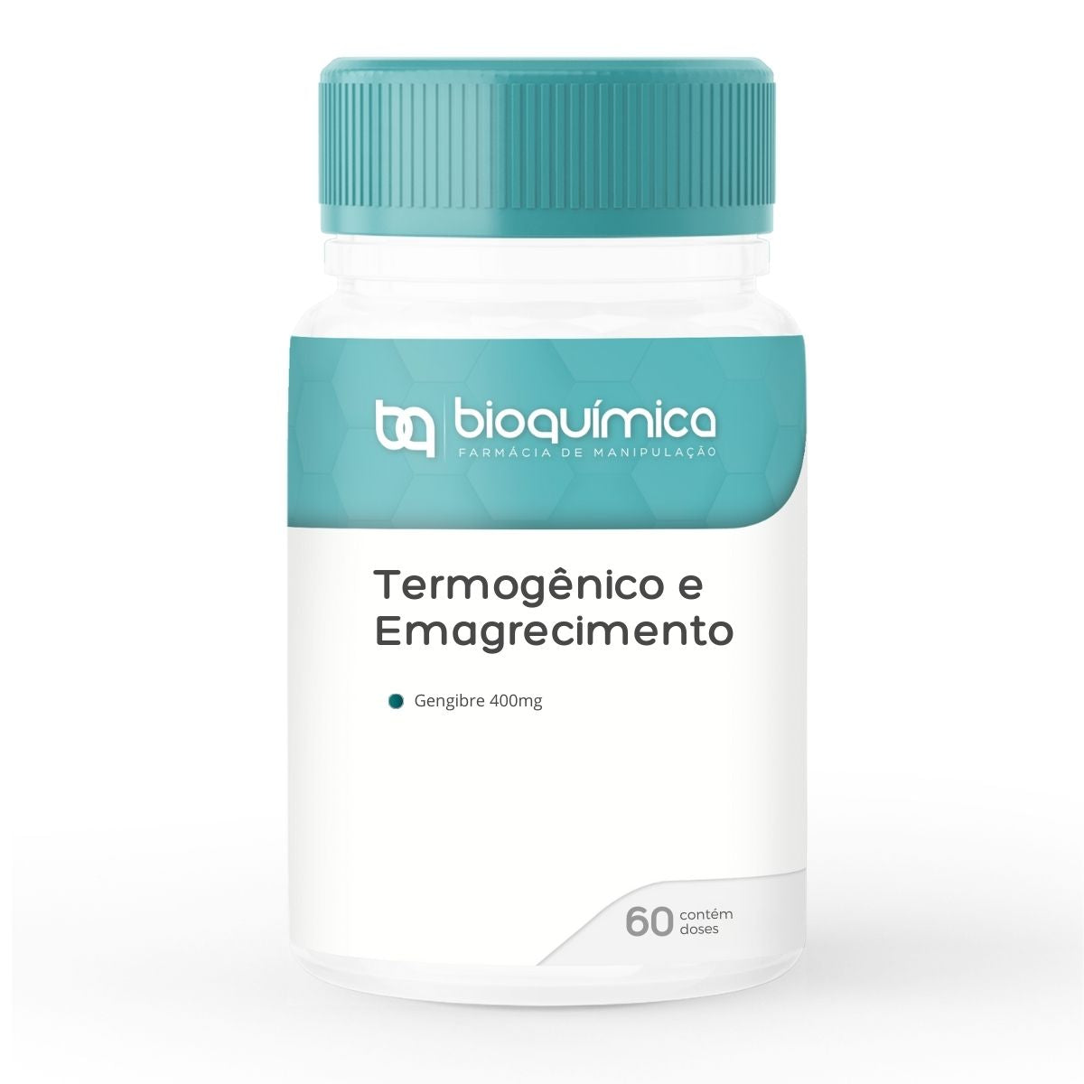 Gengibre 400mg em Cápsulas: Suporte digestivo, ação anti-inflamatória e termogênica em 60 doses. Fórmula Bioquímica para seu bem-estar diário.