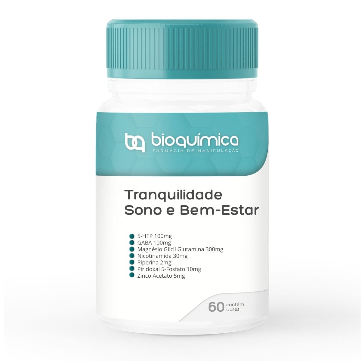 Suporte Noturno Premium (5-HTP, GABA, Magnésio) da Bioquímica. Auxilia no sono, relaxamento e equilíbrio do humor. Sua fórmula otimiza a absorção e reduz a tensão mental.
