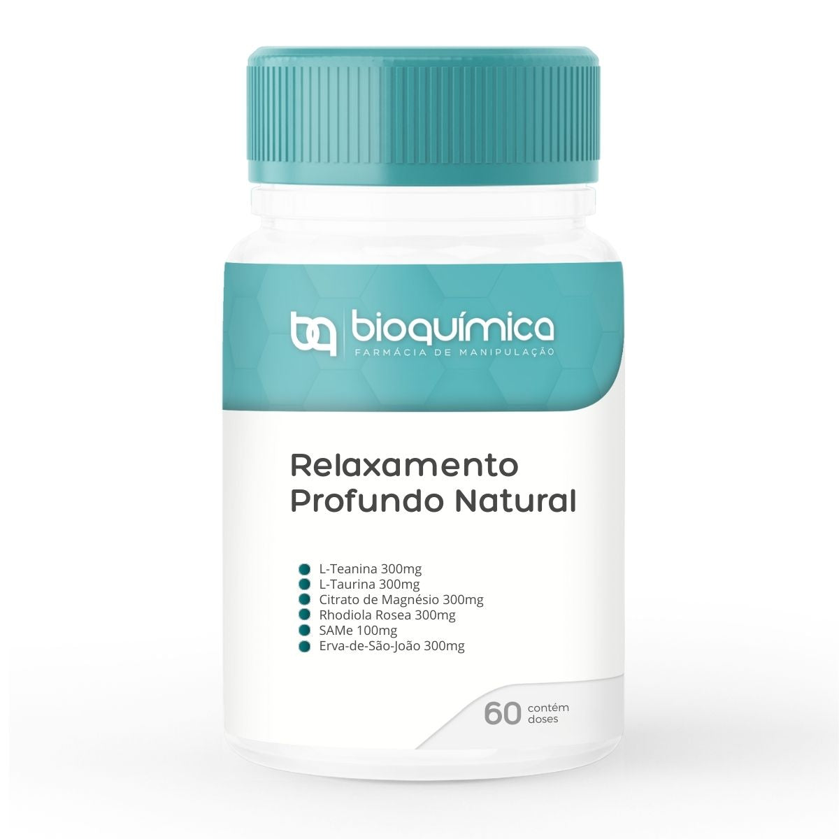 Fórmula Equilíbrio Emocional: Suporte avançado contra o estresse. Promove Relaxamento Natural, foco e equilíbrio do humor com L-Teanina, Rhodiola e SAMe.